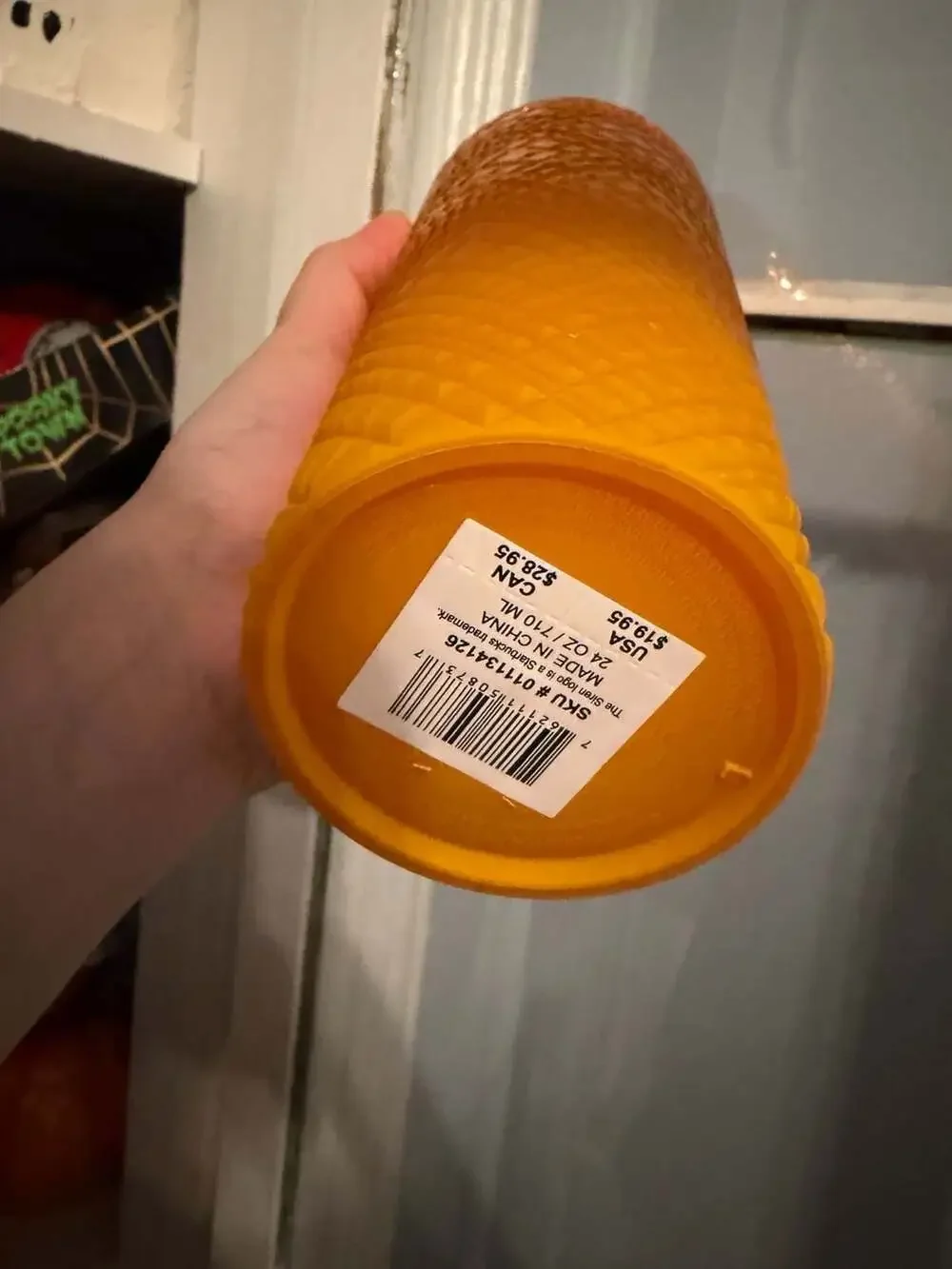Starbucks 24oz Venti Mango Jeweled Cold Cup Tumbler